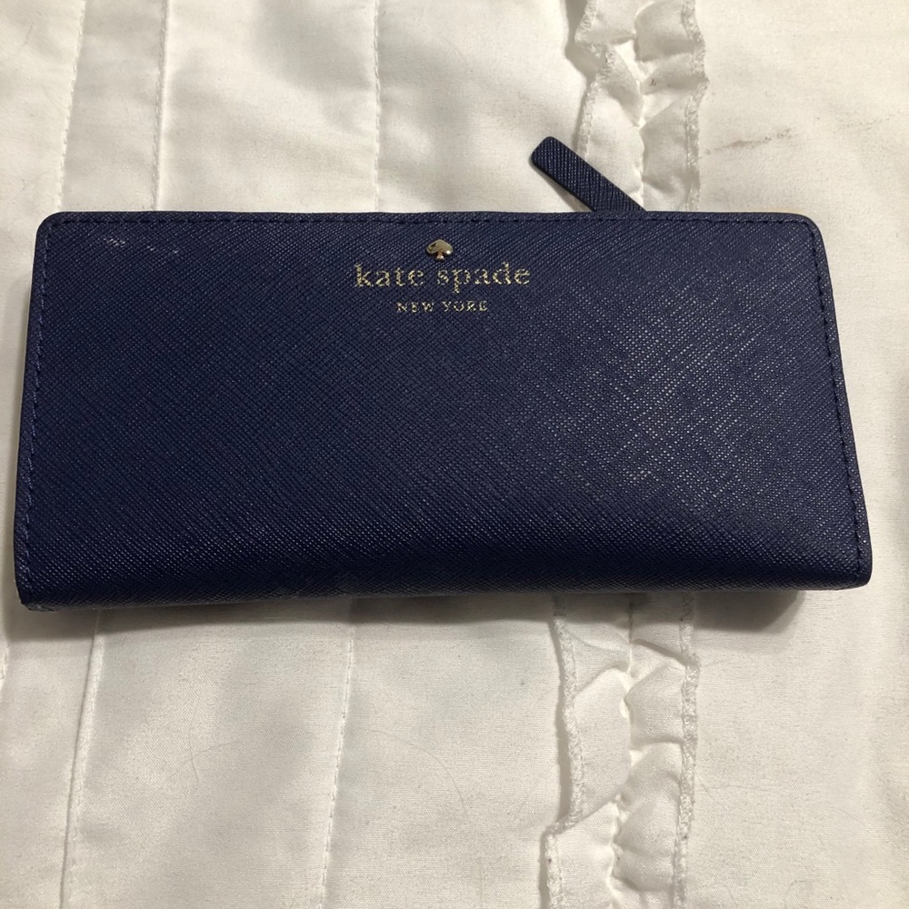 Blue Kate Spade Wallet